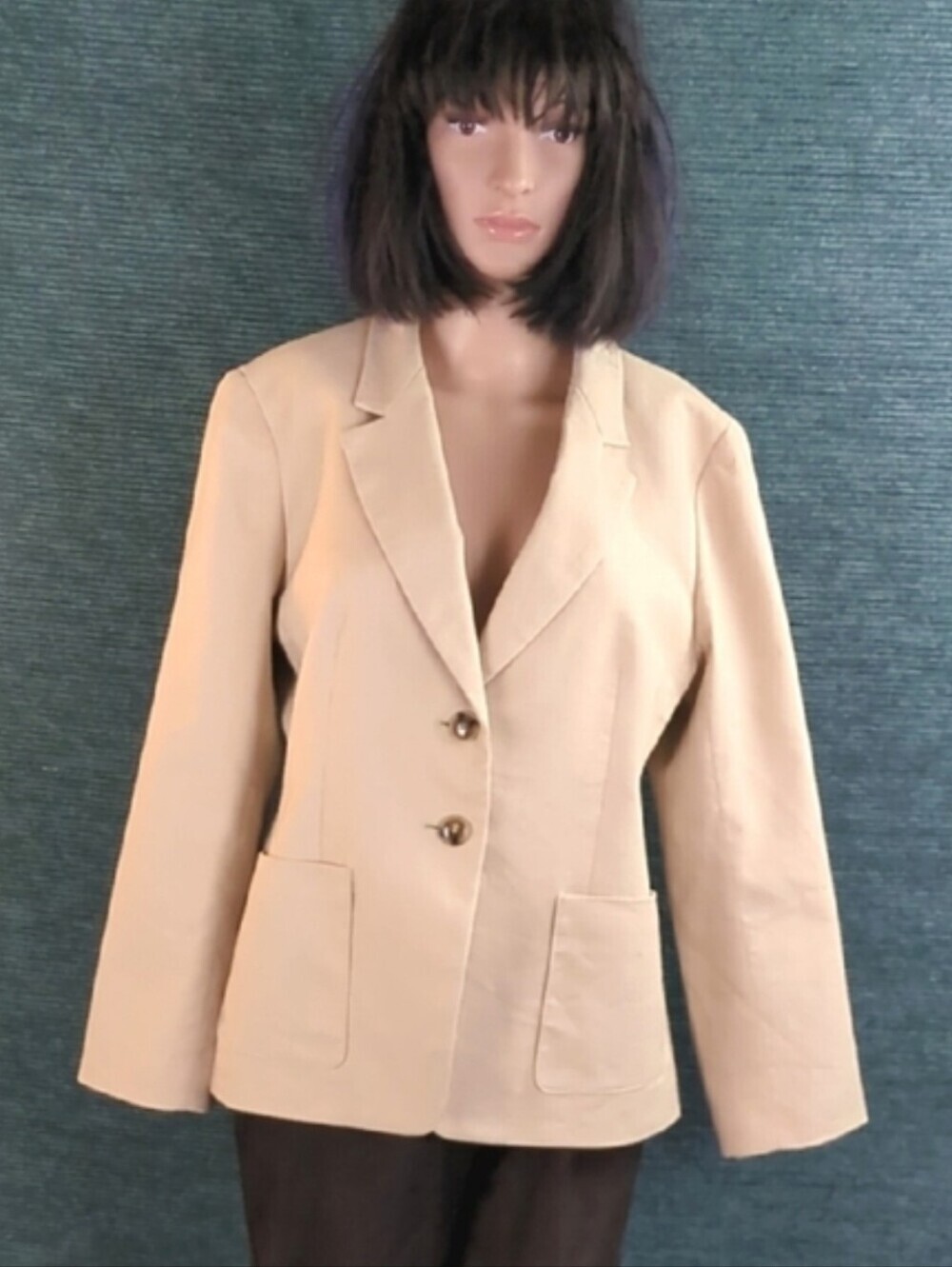 J Crew 2 Button Blazer Size 12 Petite
